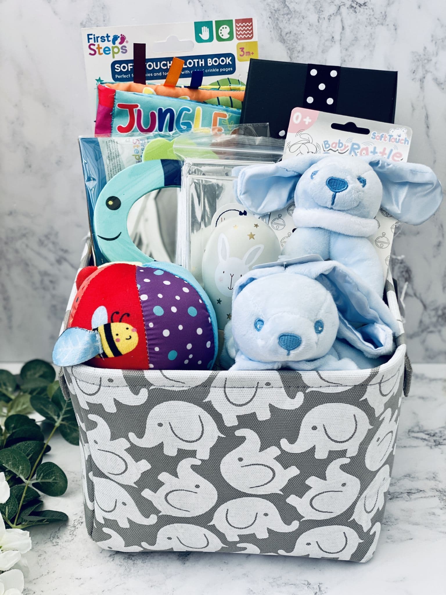 New Baby Boy's First Toys Gift Hamper Hampers by Lauren